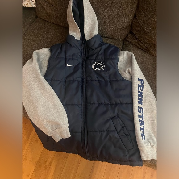 Boys 12/14 Penn State faux vest jacket - Picture 1 of 4